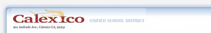 Calexico Unified School District Logo