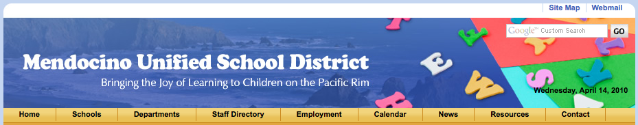 Mendocino Unified School District Logo