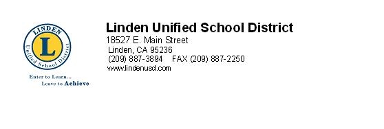 Linden Unified School District Logo