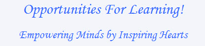 Opportunities for Learning - LA County Logo