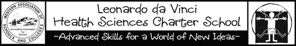 Leonardo da Vinci Health Sciences Charter School Logo