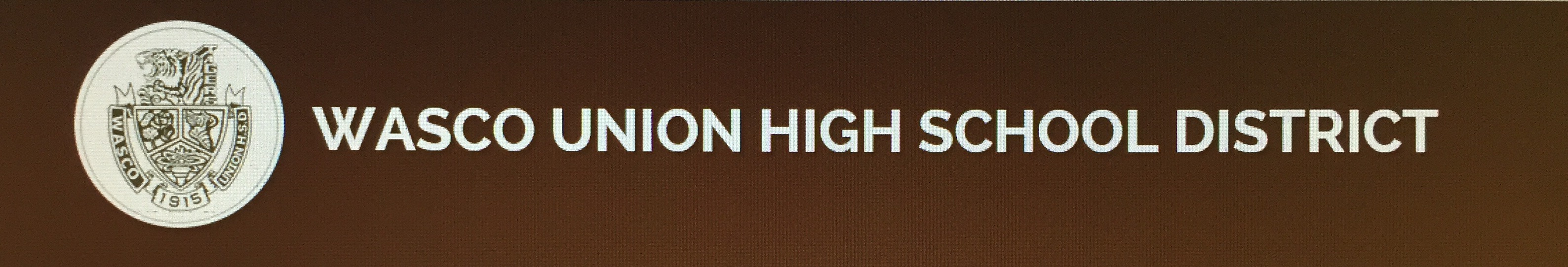 Wasco Union High School District Logo