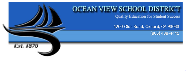 Ocean View Elementary Logo