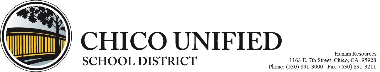 Chico Unified School District Logo