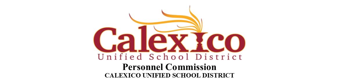 Calexico Unified School District-Personnel Commission Logo