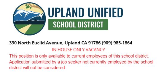 Upland Unified School District Logo