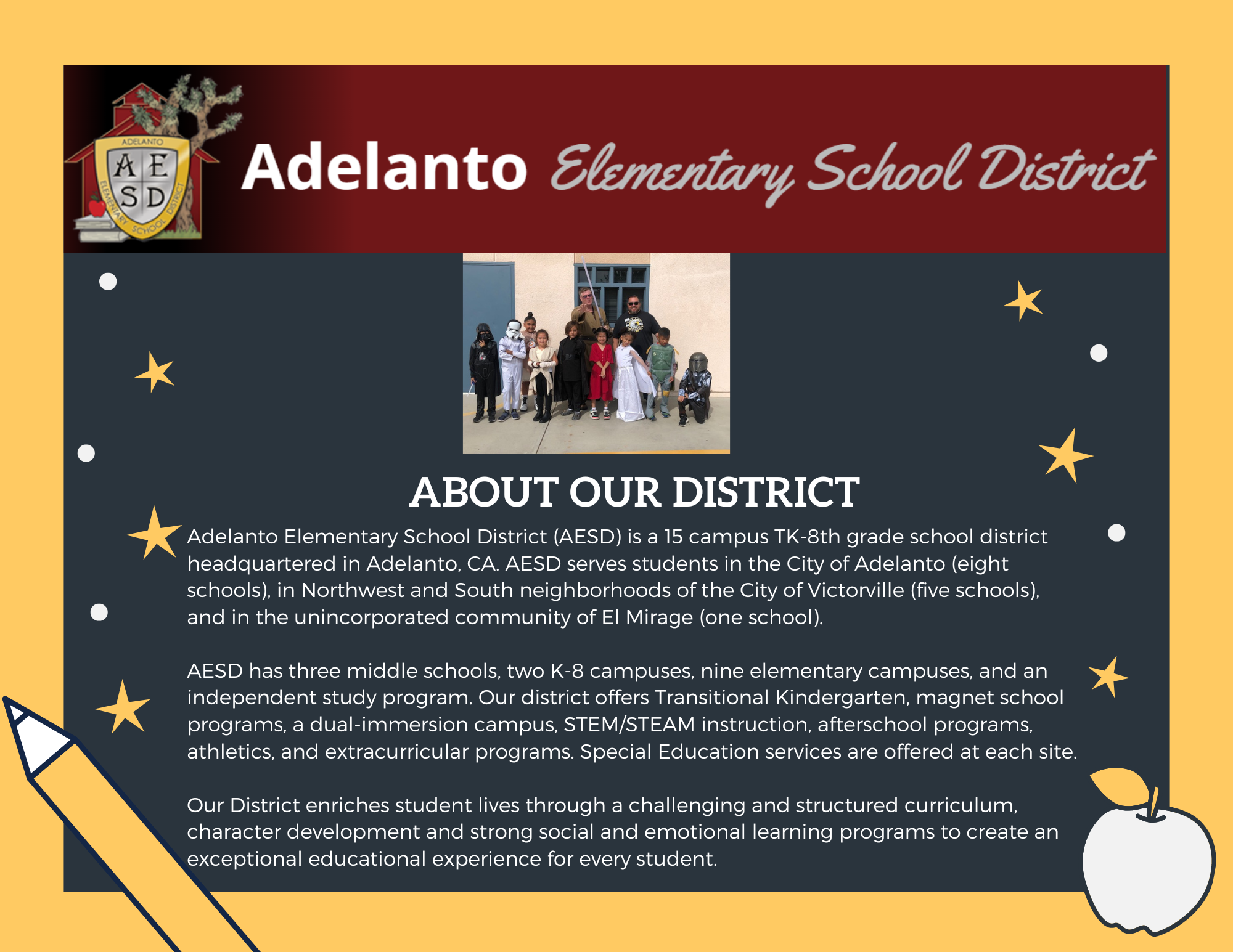Adelanto Elementary School District Logo