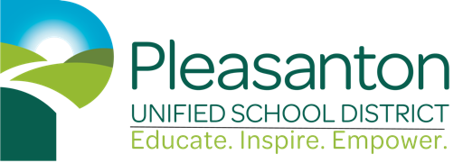 Pleasanton Unified School District Logo